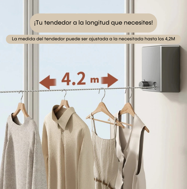 EASYTEND™ REBAJADO - Tendedor retráctil